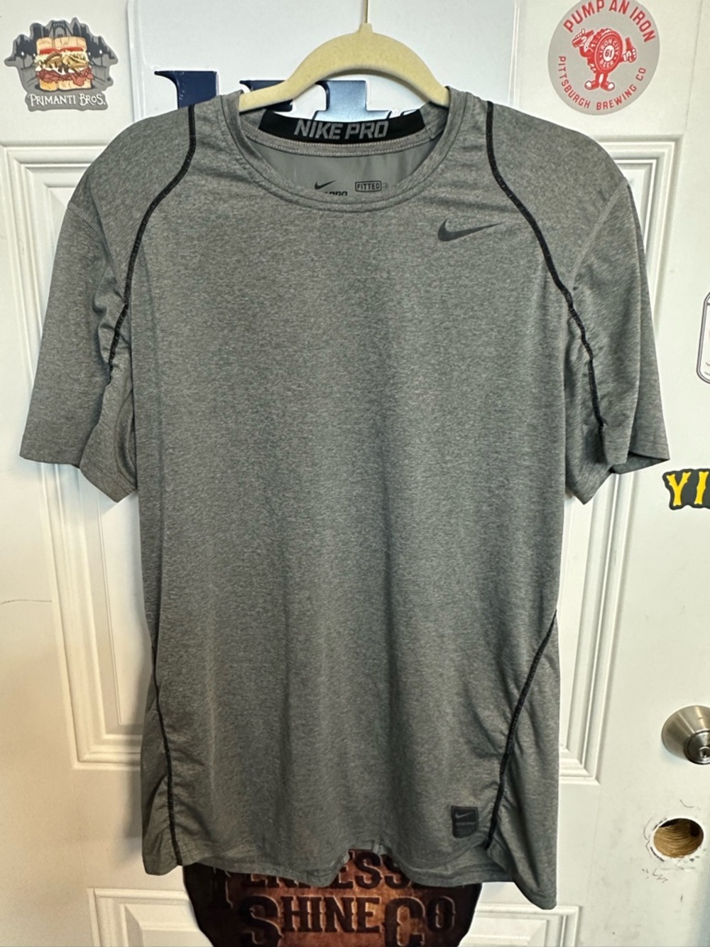 Nike Grey Short Sleeve Dri-FIT Training Tee